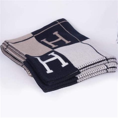 hermes black and grey blanket|hermes blanket price.